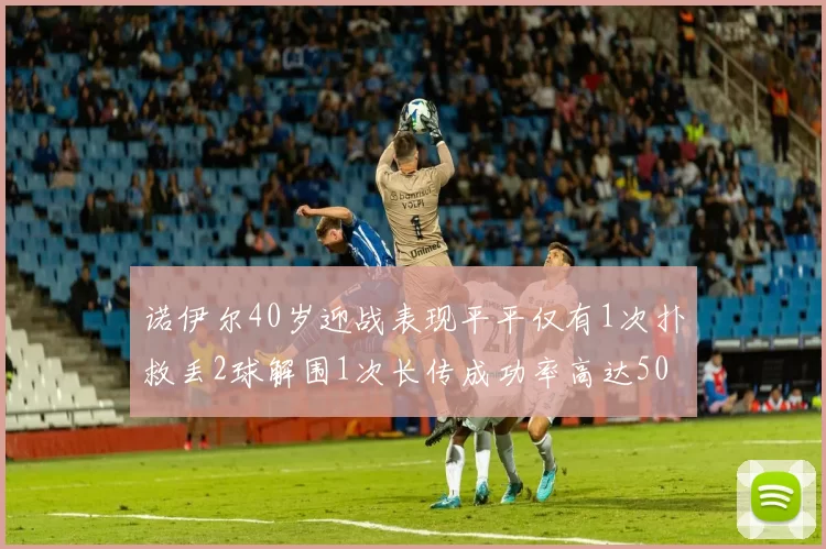 诺伊尔40岁迎战表现平平仅有1次扑救丢2球解围1次长传成功率高达50